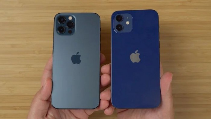 iphone 12 和 iphone 12 pro 採用了相同的設計,相同的尺寸,相同的